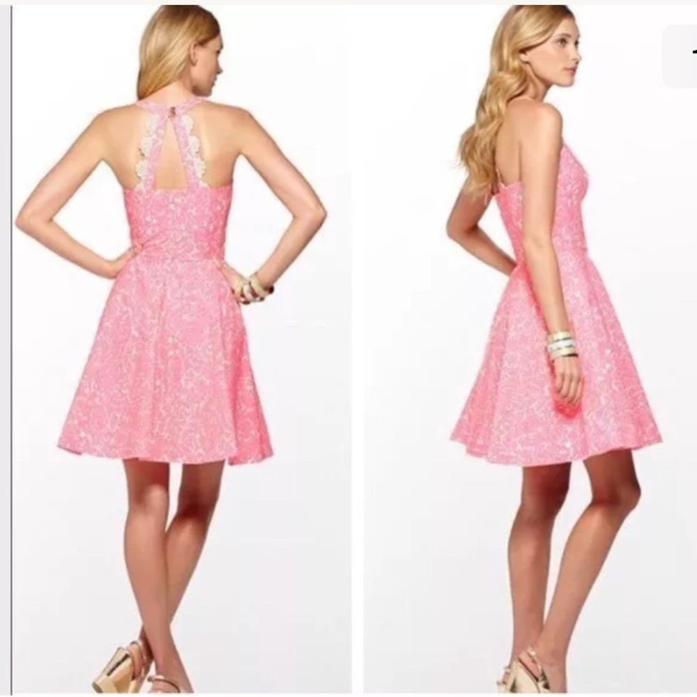 Lilly Pulitzer Zo Skater Dress Cutout Back